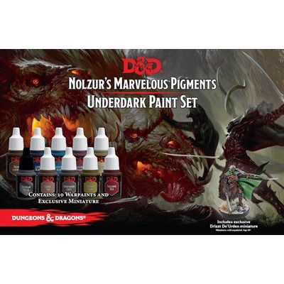 The Army Painter: Nolzur’s Marvelous Pigments: D&amp;D Underdark Paint Set