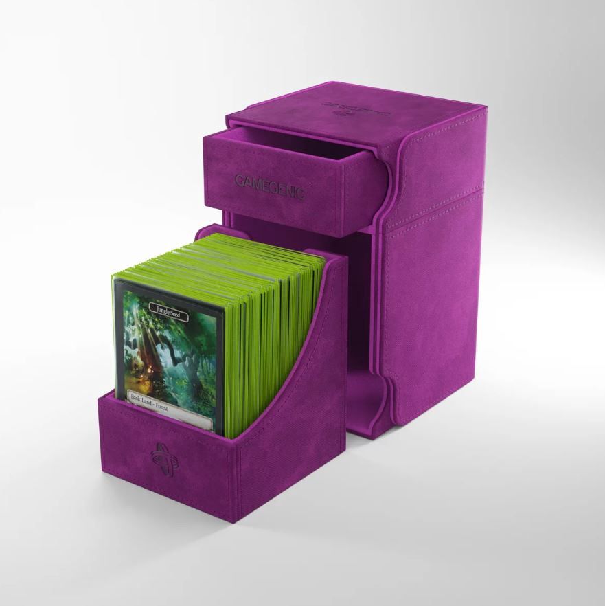 Deck Box: Watchtower XL:, Colour: Purple (100 ct)
