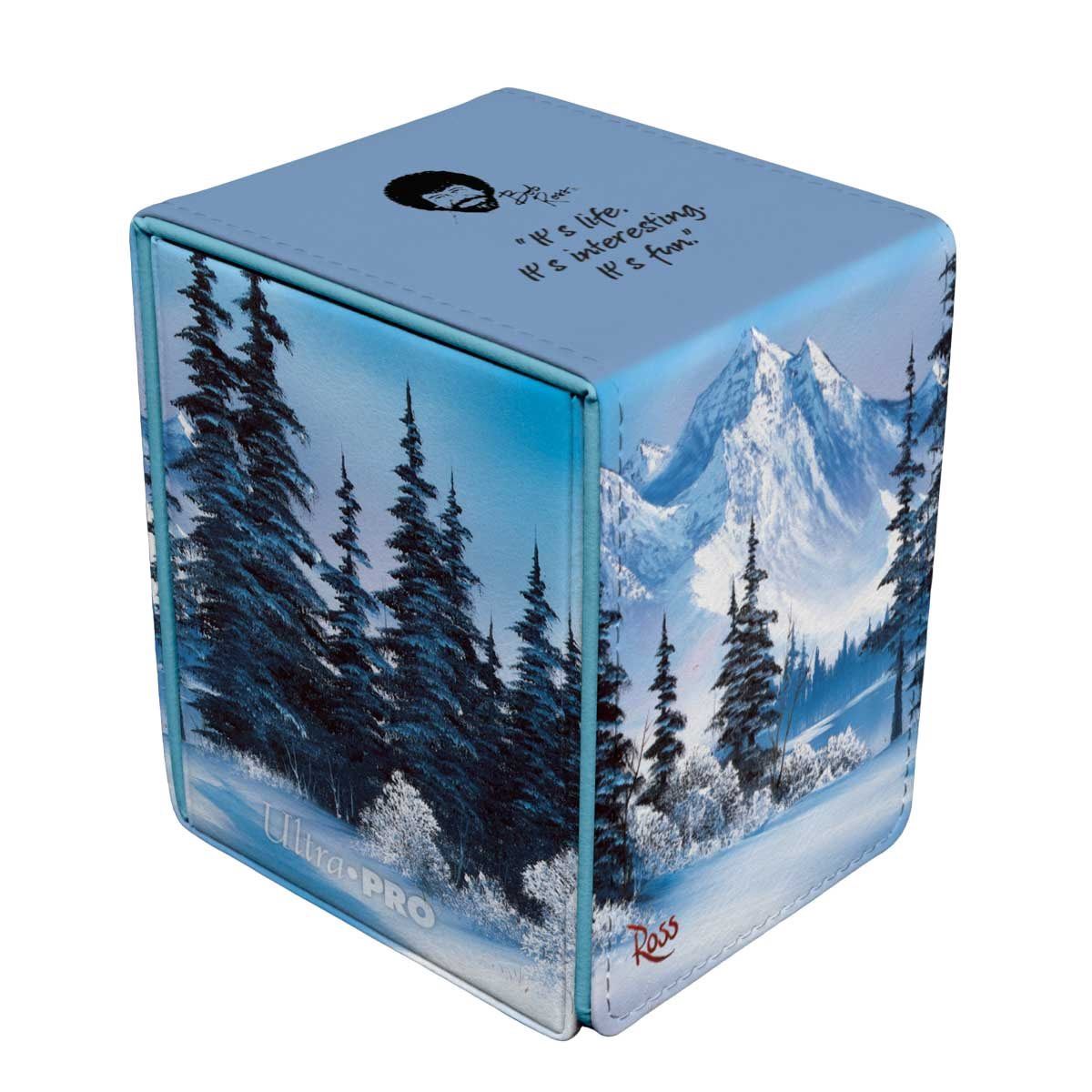Deck Box: Alcove Flip:, Design: Bob Ross Collection: Winter Paradise