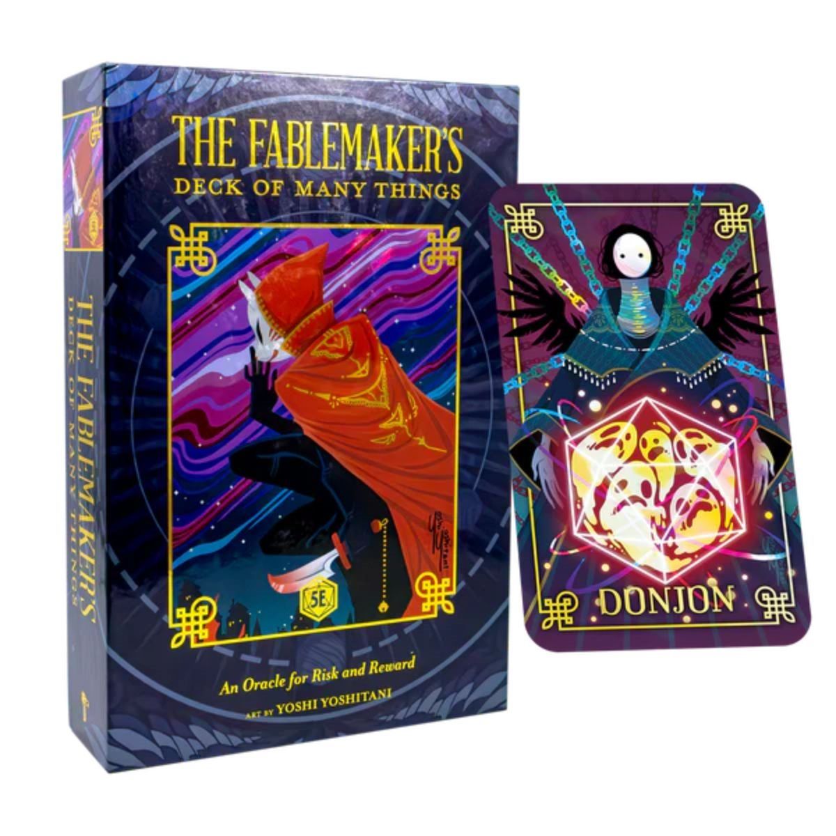 The Fablemaker's Deck of Many Things: Holo-Foil Box Set (Holo-Foil Deck + Guidebook)
