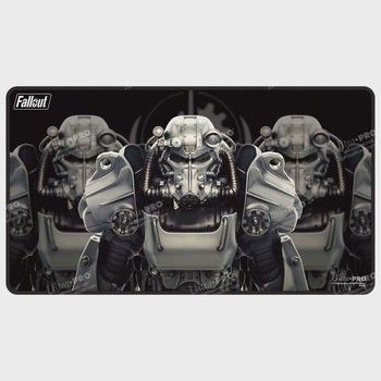 Ultra Pro Playmat: MTG:, Design: Fallout Brotherhood Of Steel - Black Stitch