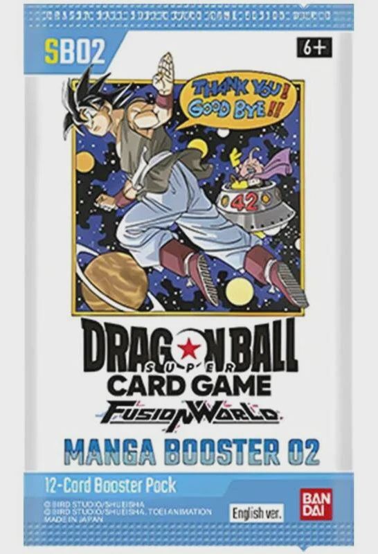 DBS FUSION WORLD SB02 MANGA BOOSTER 02