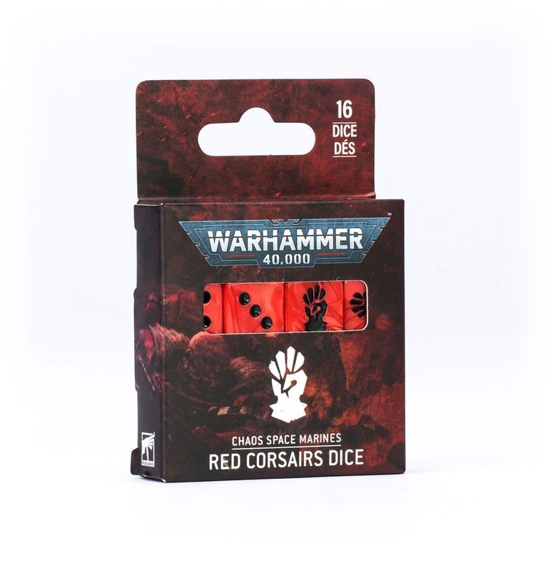 Chaos Space Marines: Red Corsairs Dice
