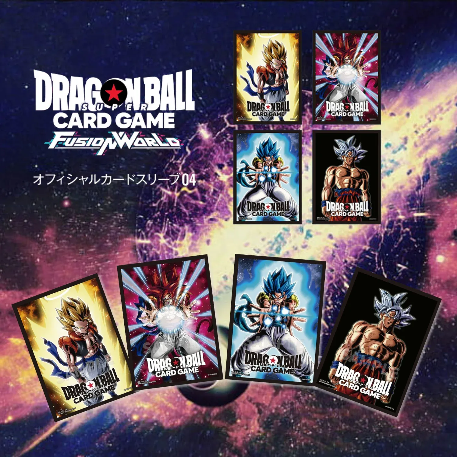 Dragon Ball Super Sleeves Fusion World V4 12CT Assortment