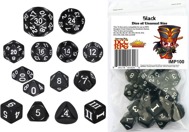 DCC 14-Die Set, Colour: Opaque Black