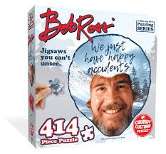 Bob Ross 414pc Puzzle, Colour: Happy Accident