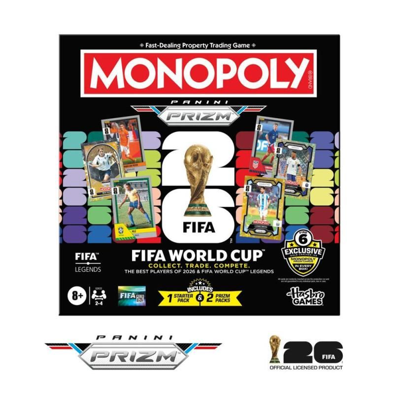 2026 Panini Prizm Soccer Monopoly Game