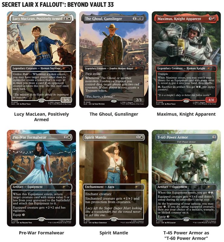 MTG: Secret Lair- Fallout Beyond Vault 33 Regular