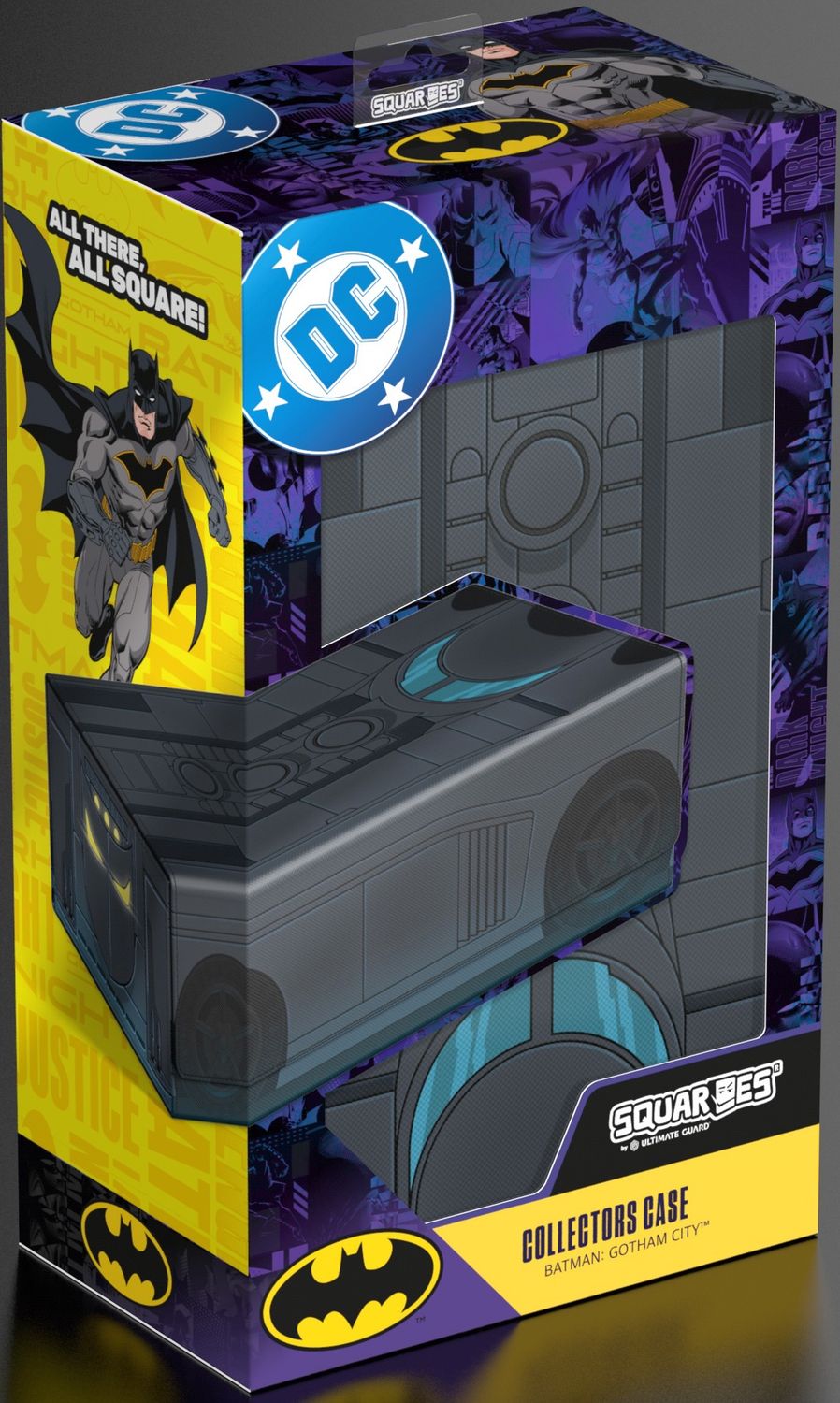 Squaroes DC Batman Gotham City Collector's Case Batmobile