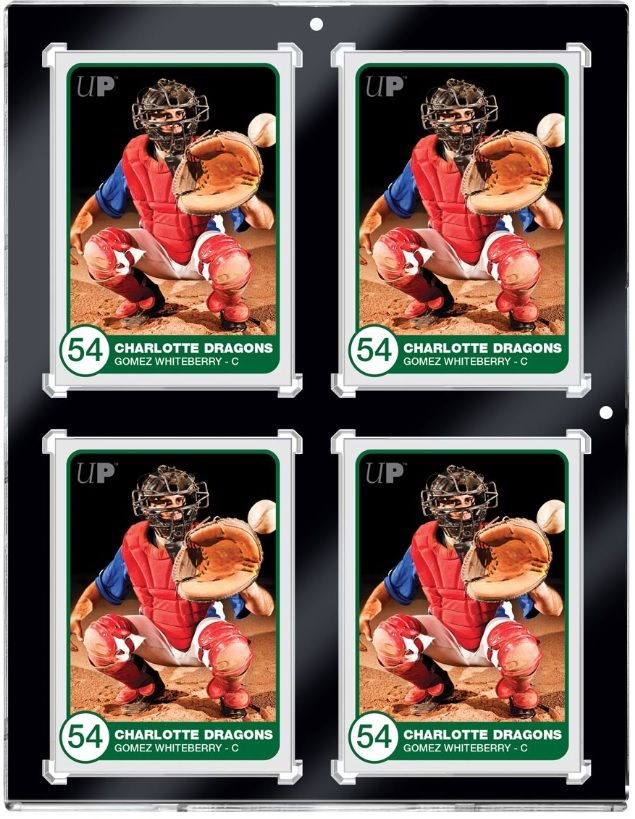 Ultra PRO 1Touch 130PT 4-Card Black Border