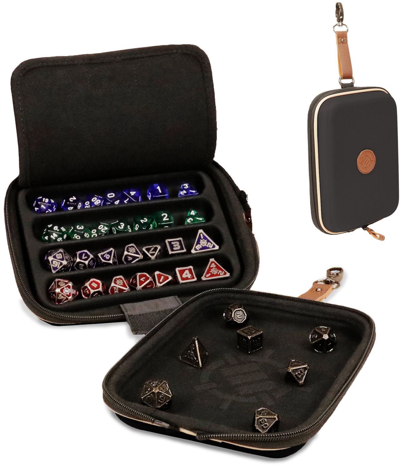 AP Enhance Tabletop Designer Edition Dice Case &amp; Tray, Colour: Black