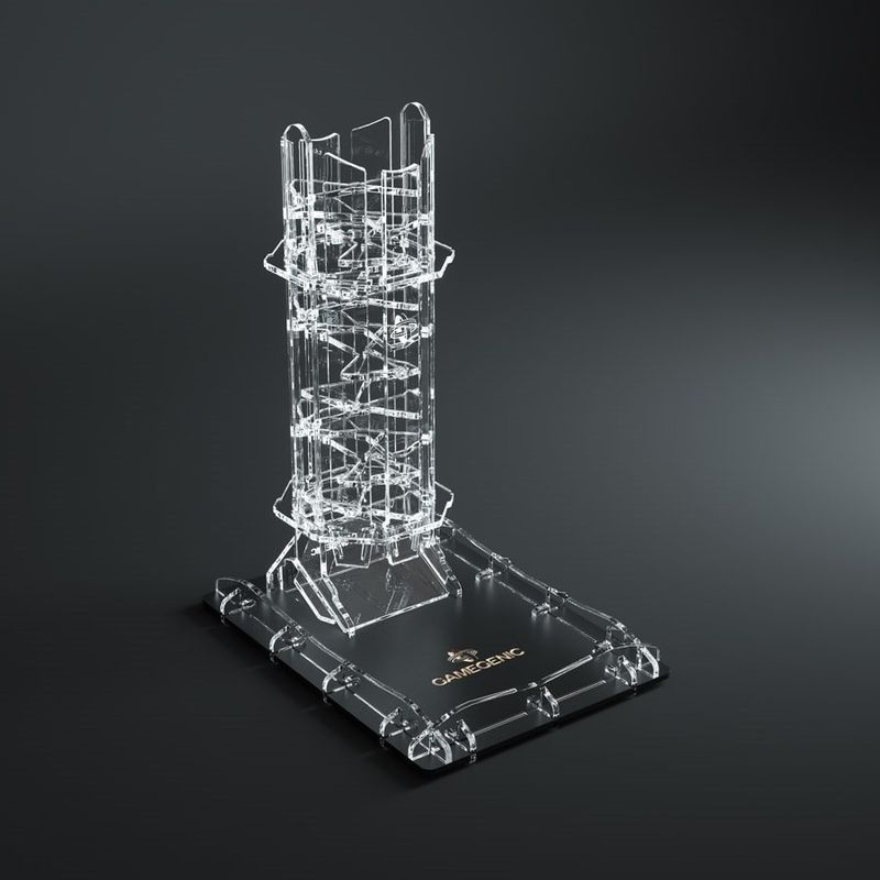 Dice Tower: Crystal Twister Premium Dice Tower