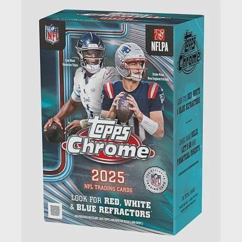 2025 Topps Chrome Football Blaster Value Box