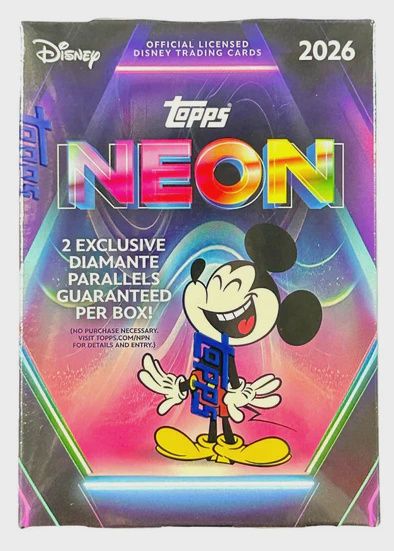 2026 Topps Disney Neon Blaster Value Box