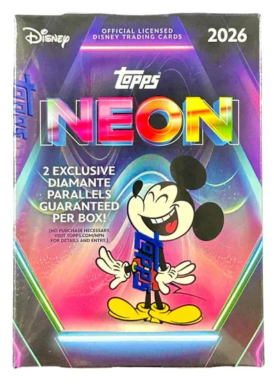2026 Topps Disney Neon Blaster Value Box