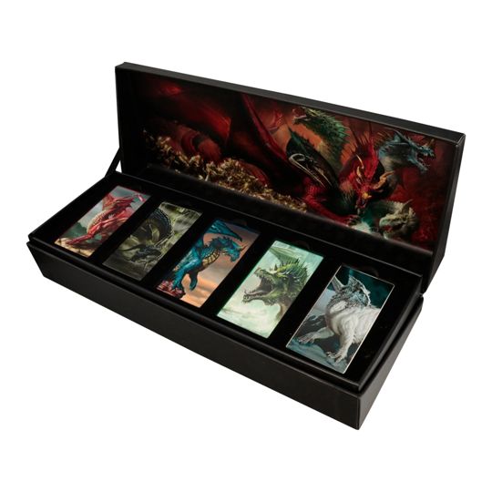 DND Chromatic Dragons 5-Piece Ingot Set