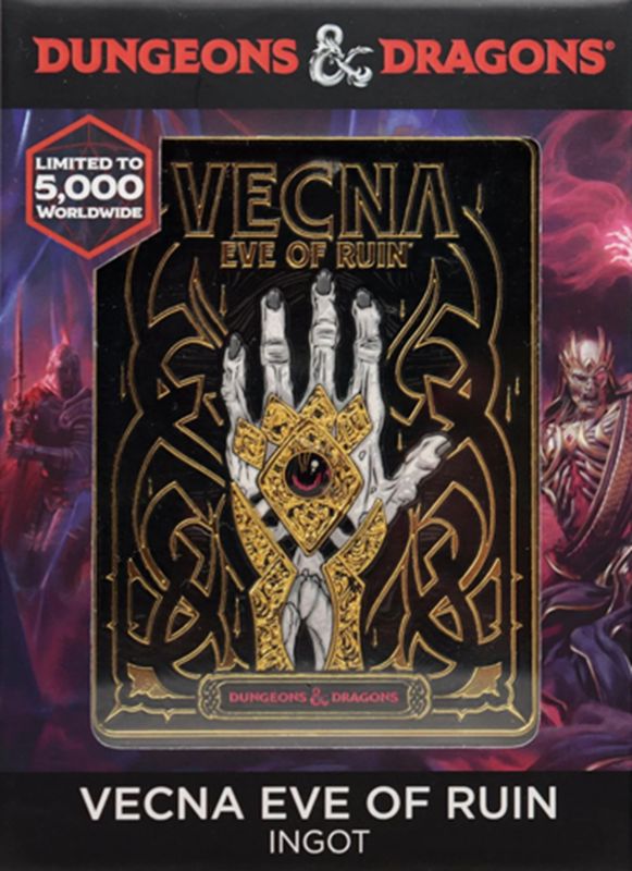 DND Vecna Eve Of Ruin Metal Replica Ingot