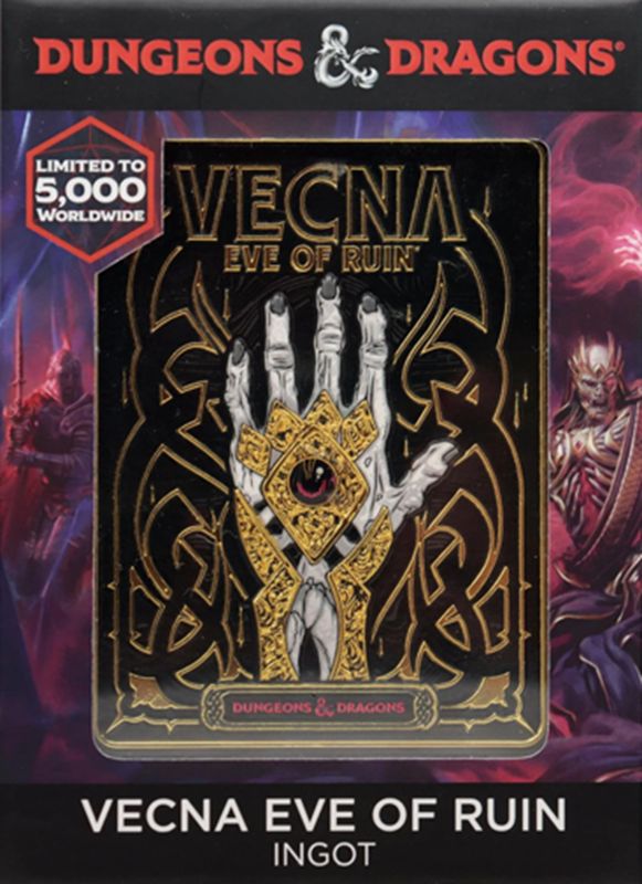 Dungeons &amp; Dragons Vecna Eve Of Ruin Metal Replica Ingot