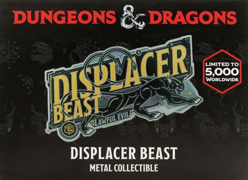 DND Displacer Beast Metal Replica Ingot