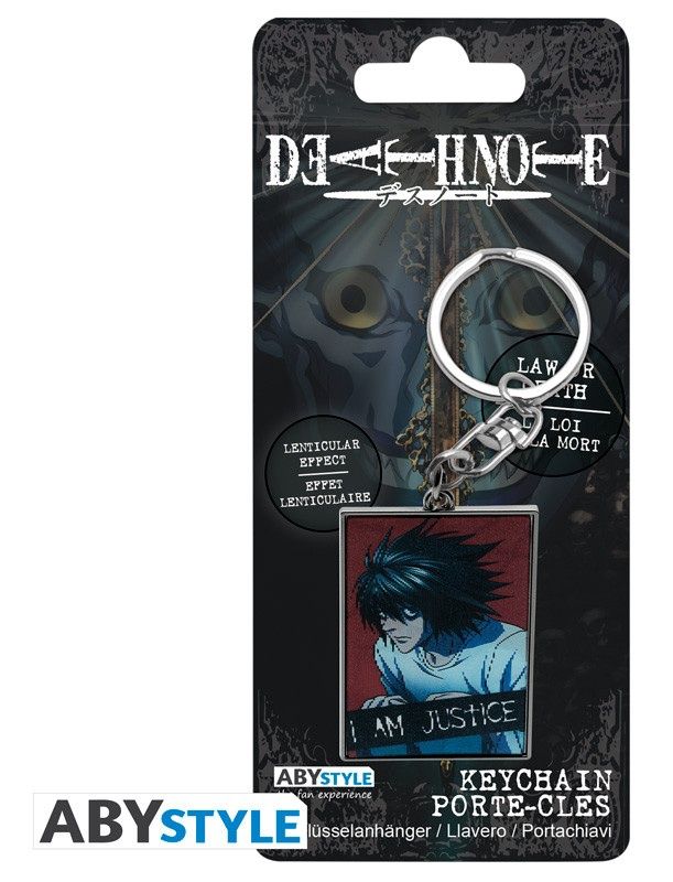 Death Note Lenticular Keychain: Justice