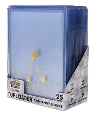 Toploads 3x4 Pokemon Pikachu W/Sleeves