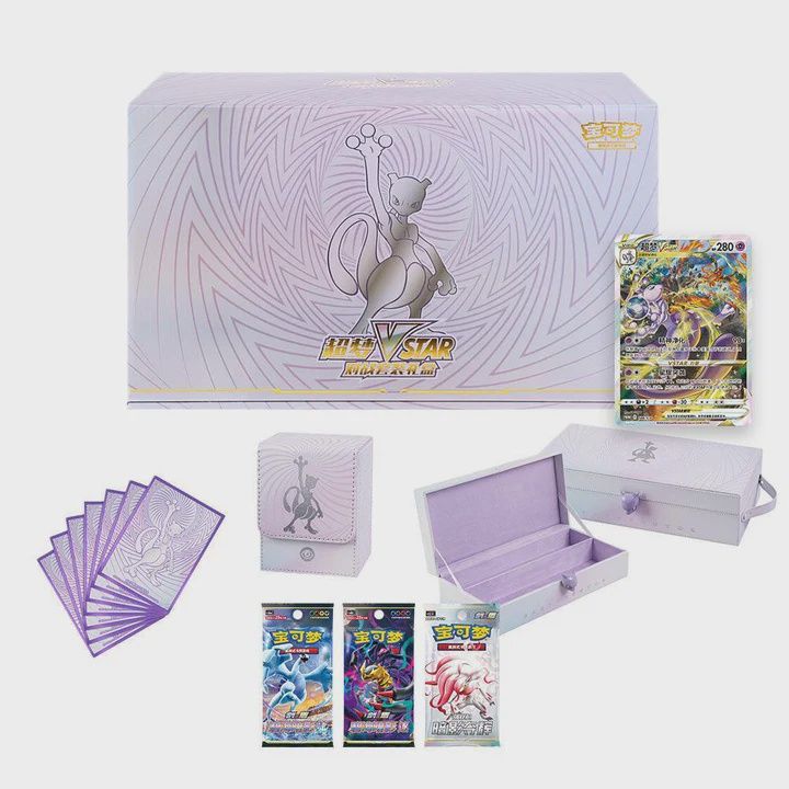 Mewtwo Vstar Battle Set Gift Box S-Chinese Pokemon