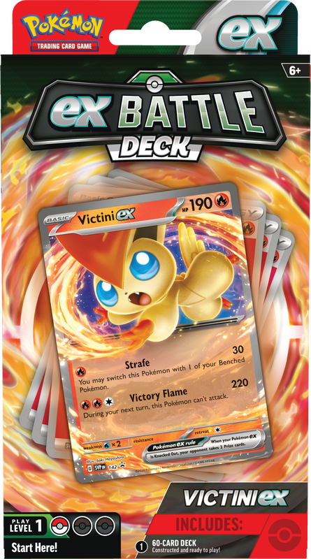 Pokemon Battle Decks Victini Ex/Miraidon Ex, Character: Victini Ex