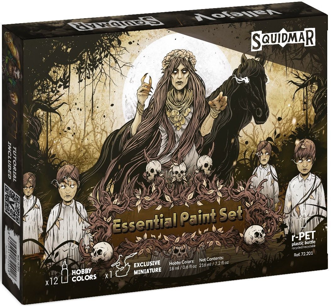 VALLEJO: ESSENTIAL PAINT SET BY SQUIDMAR MINIATURES