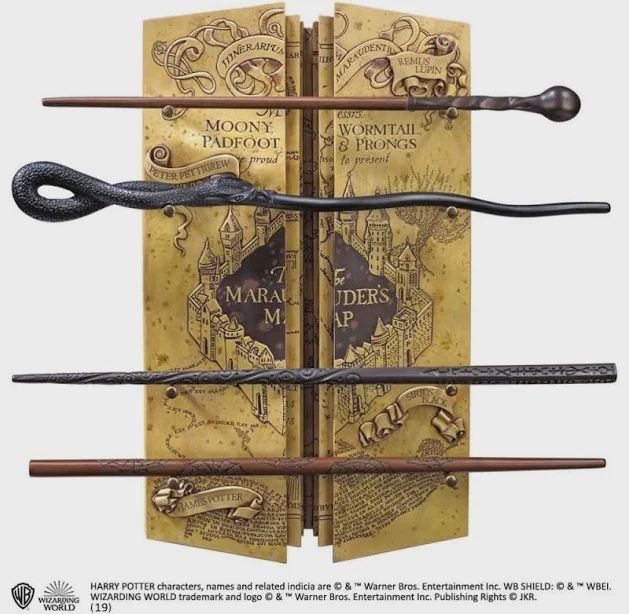 Harry Potter Marauder's Map Wand Collection