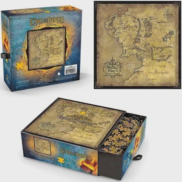 Lord of the Rings Map of Middle Earth 1000PC Puzzle