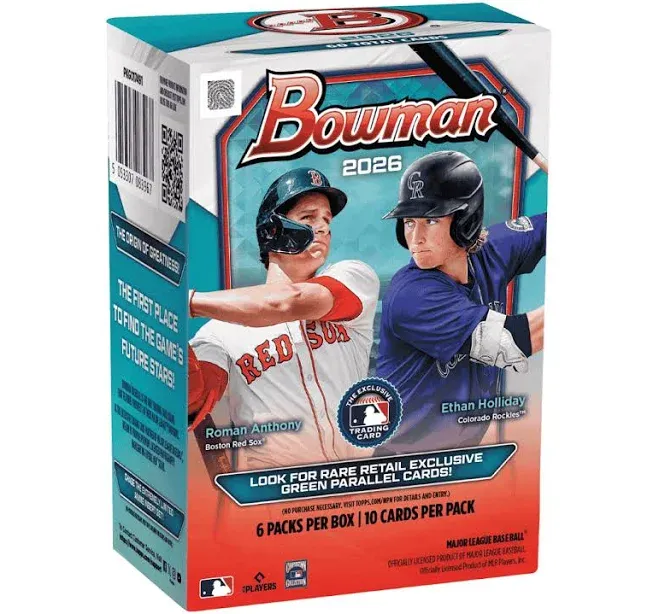 2026 Topps Bowman Baseball Value Box