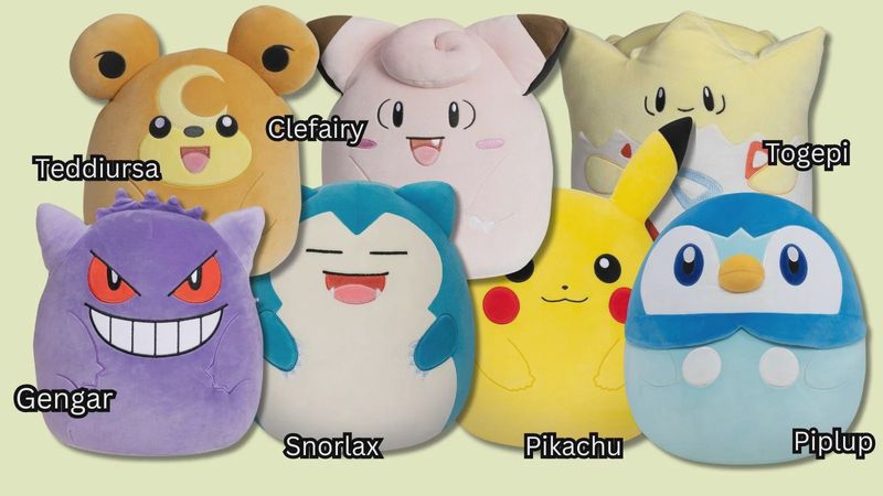 Pokemon Squishmallow 8'' Asst.