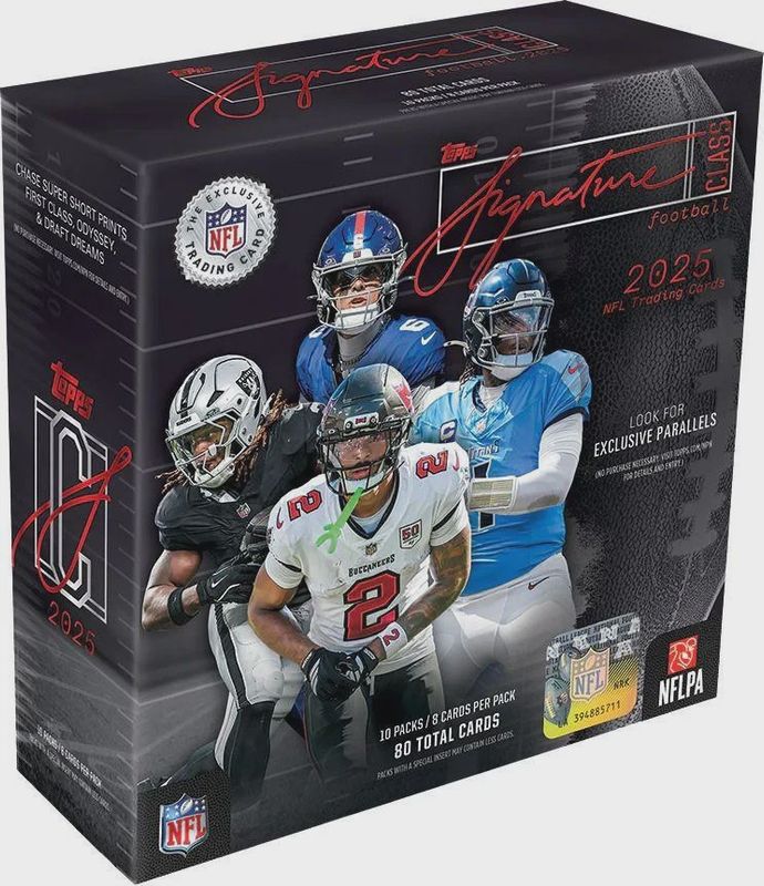 2025 Topps Signature Class Football Mega Box