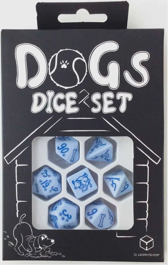 Dogs 7 Dice Set