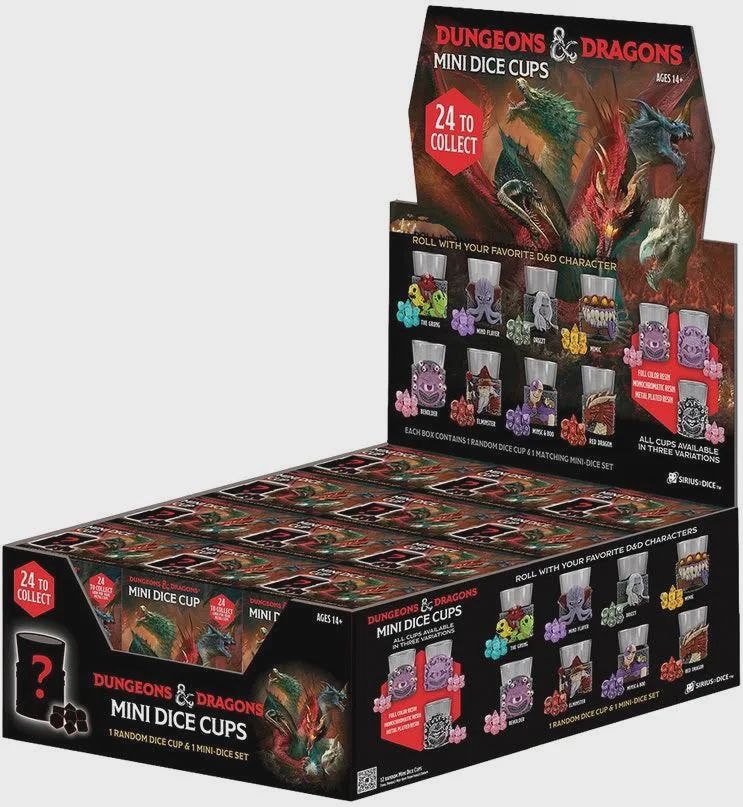 DND Mini Dice Cups