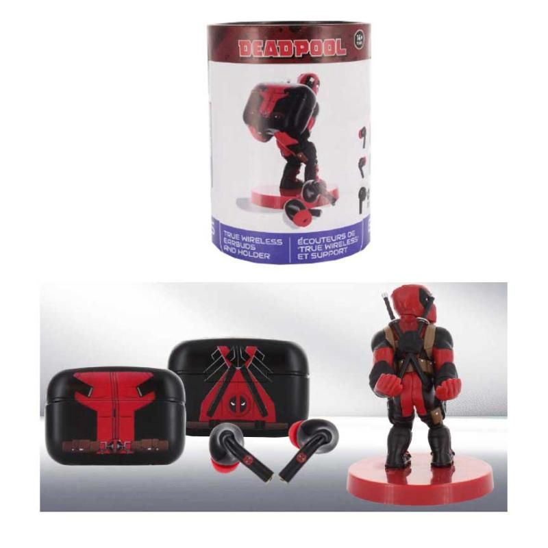 Buds Pro Deadpool Earbuds &amp; Holder Bundle
