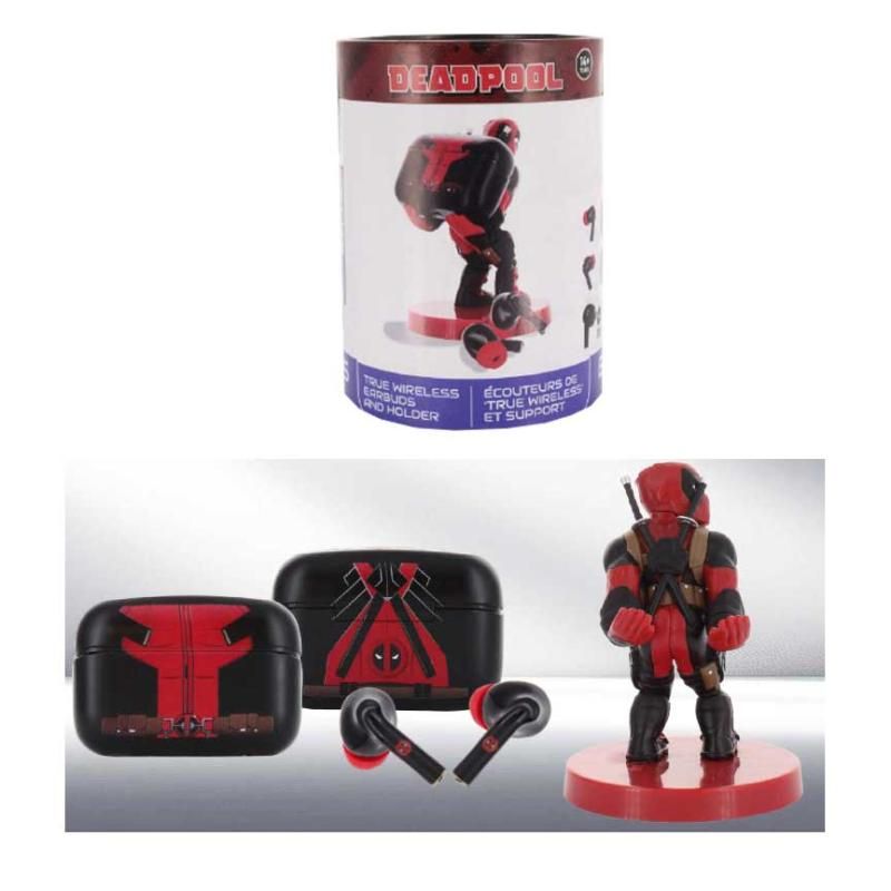 Buds Pro Deadpool Earbuds &amp; Holder Bundle