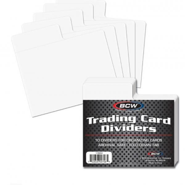 Card Dividers Horizontal