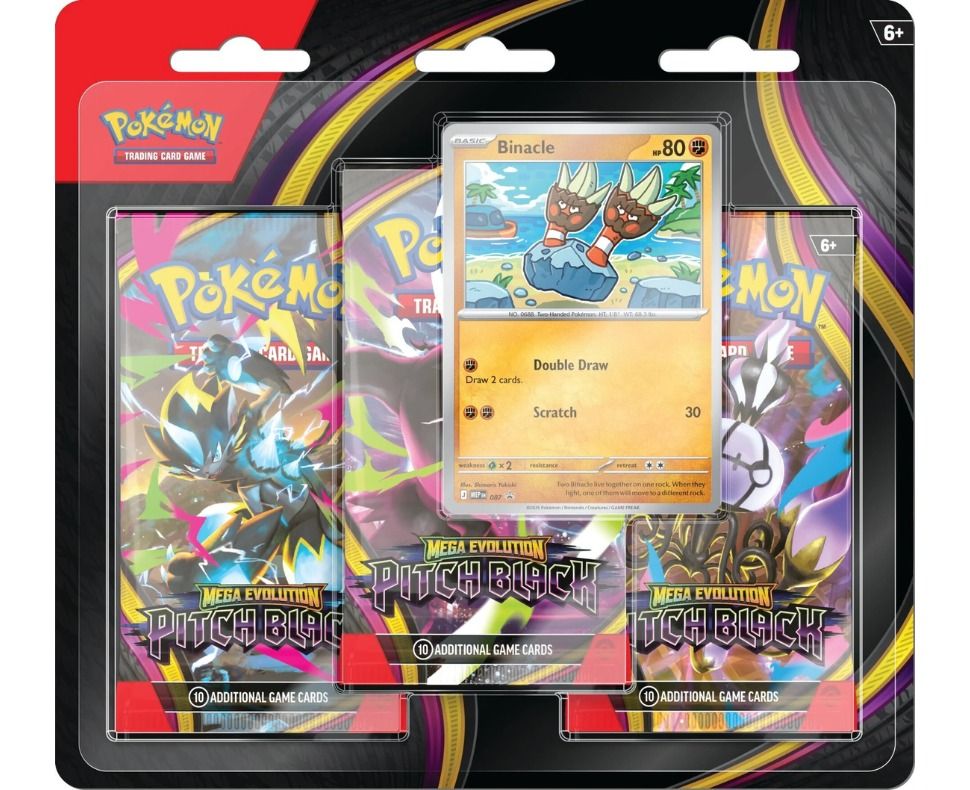 Pokémon ME05 Pitch Black 3-Pack Blister