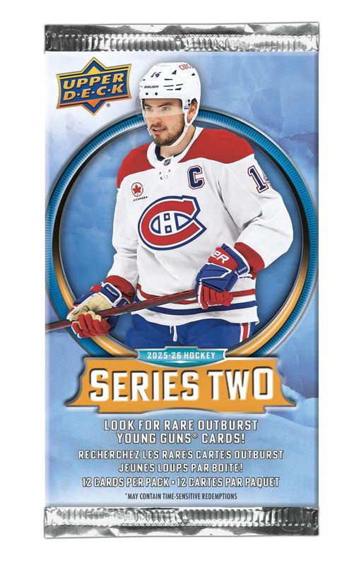 2025-26 Upper Deck Hockey Series 2 Gravity Feed