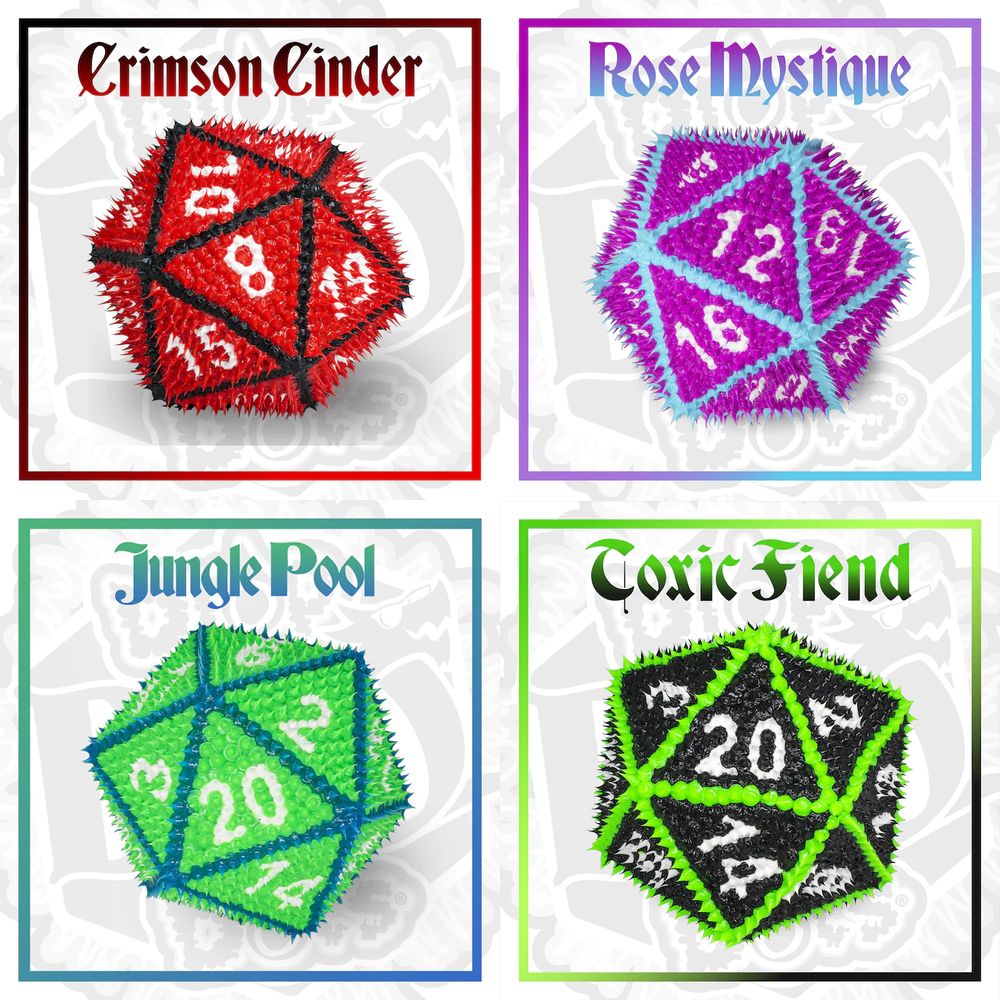 Jumbo Drop Dot D20 Dice