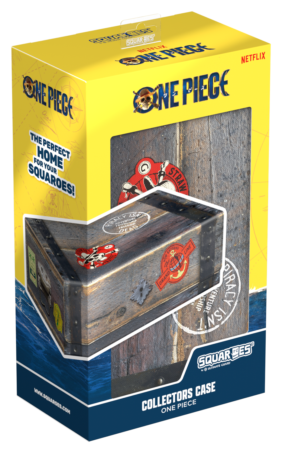 Squaroes Netflix One Piece WV1 Collector's Case Wooden Chest