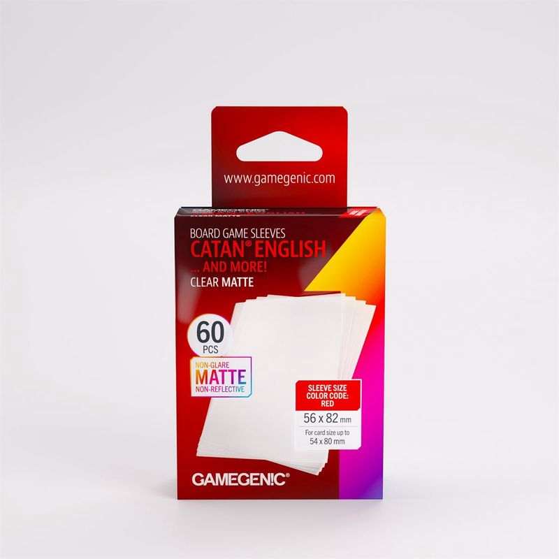 Sleeves: Gamegenic: Matte Catan-Sized Sleeves (50)