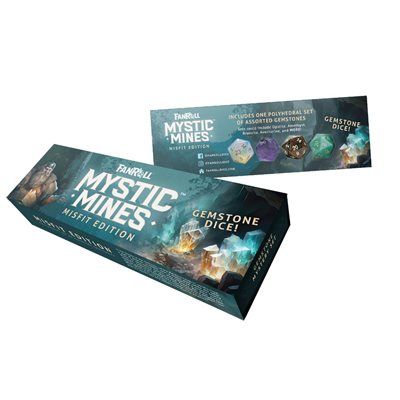 Dice: 7 pc: Mystic Mines Gemstone Dice Misfit: Gemstone