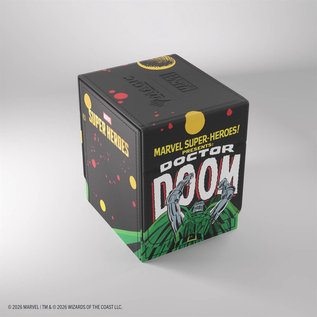 Deck Box: Magic: The Gathering: Marvel Super Heroes: Squire XL (100+):, Design: DocDoom / Spider-Man
