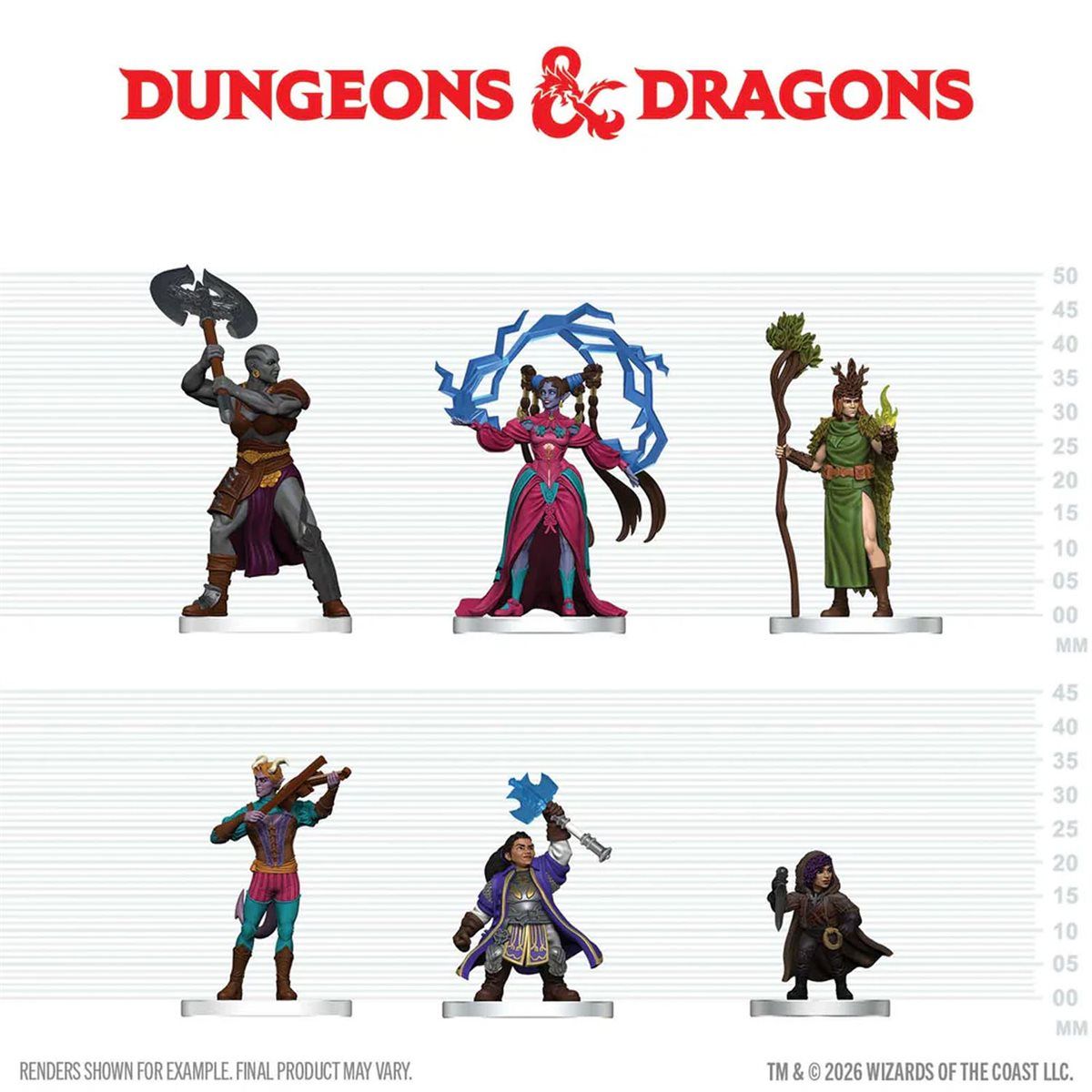 D&amp;D Icons of the Realms: Player's Handbook-Spells &amp; Steels Minis Starter Set