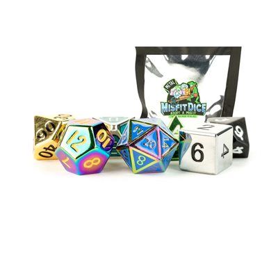 FanRoll 7 PC Metal Misfit Mystery Dice