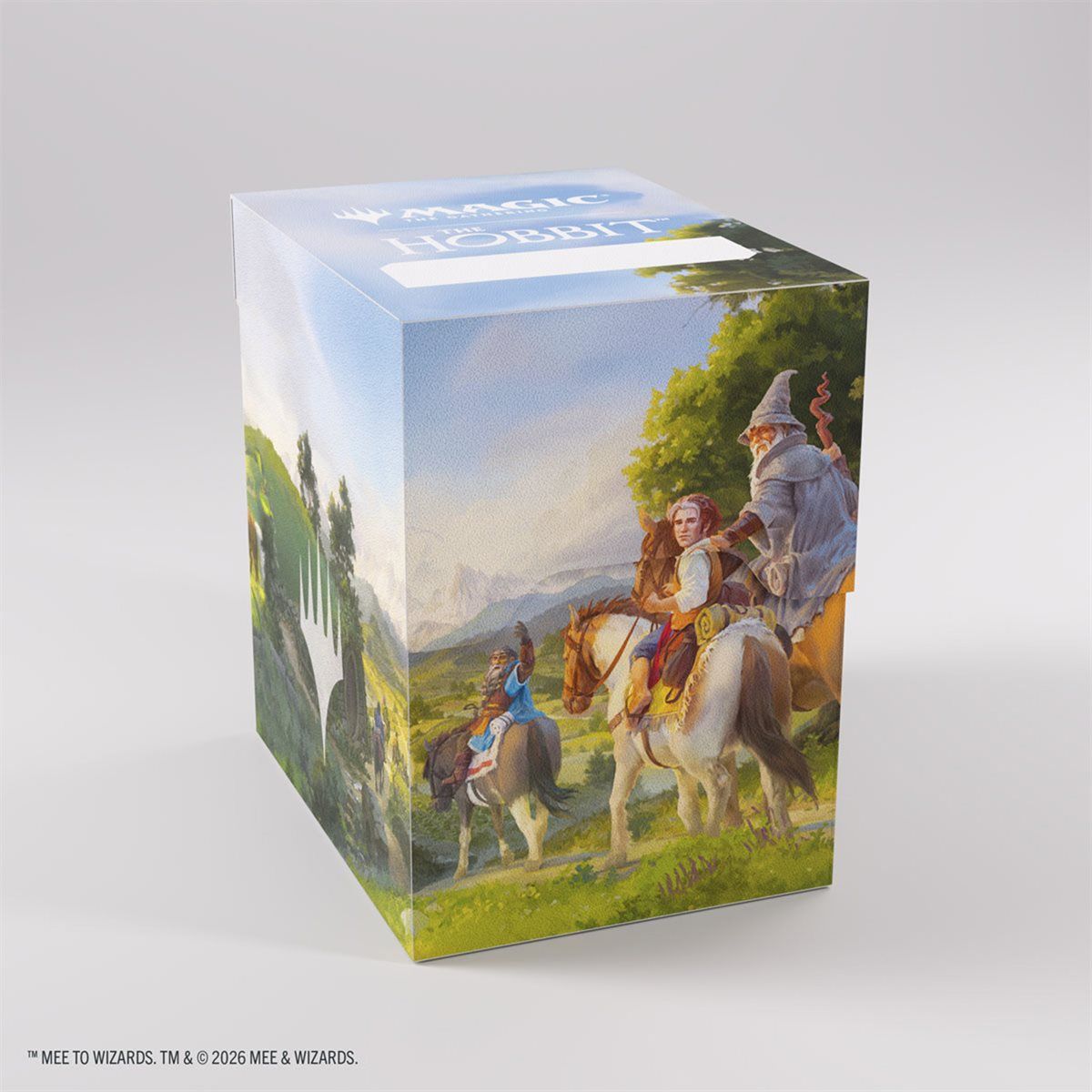 Deck Box: Magic: The Gathering - The Hobbit: Soft Crate -, Design: (80 ct.) Leaving Hobbiton / Troop of Ponies