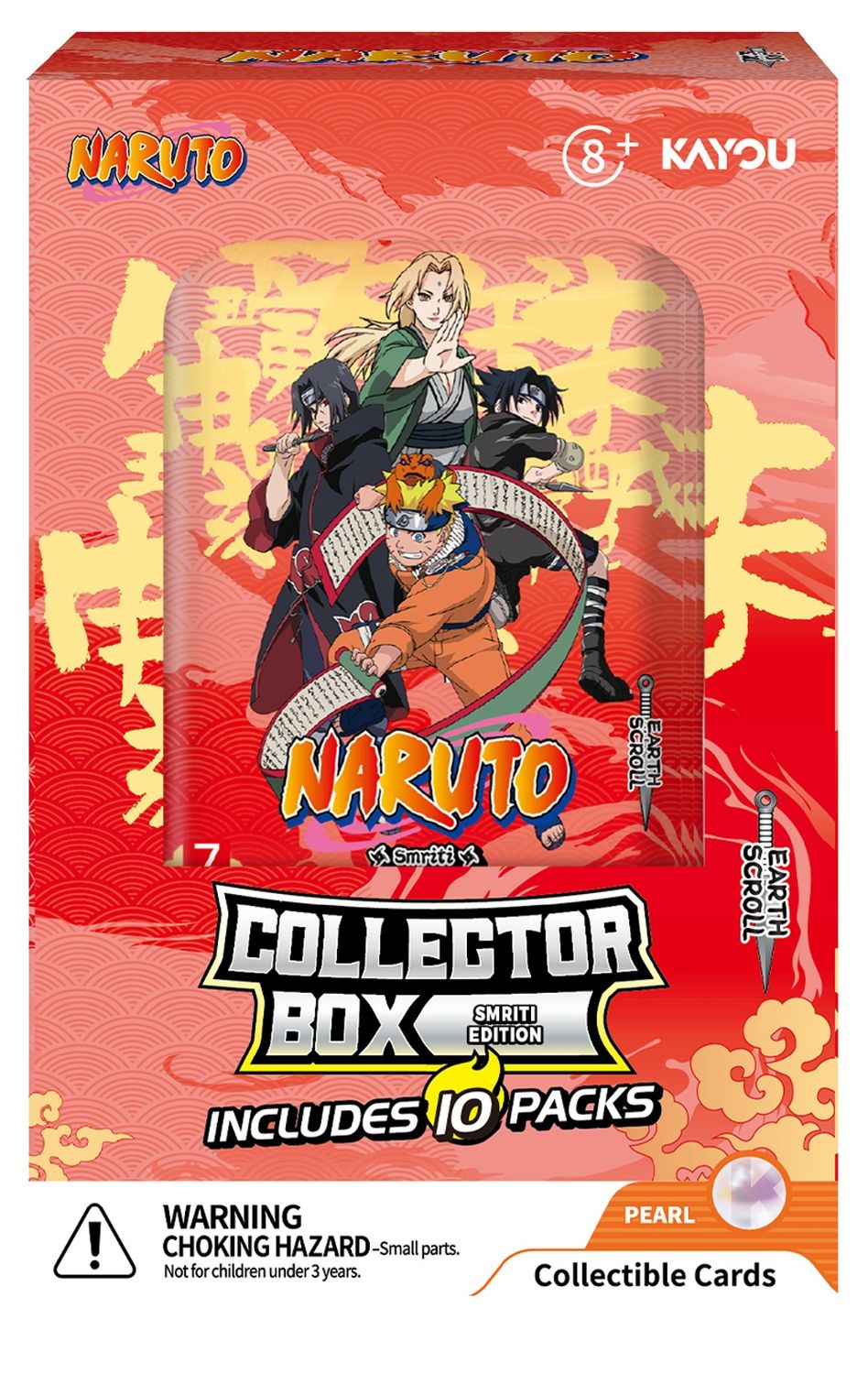 Naruto Smriti Collectible Cards Earth Scroll Series 2 Collector Box