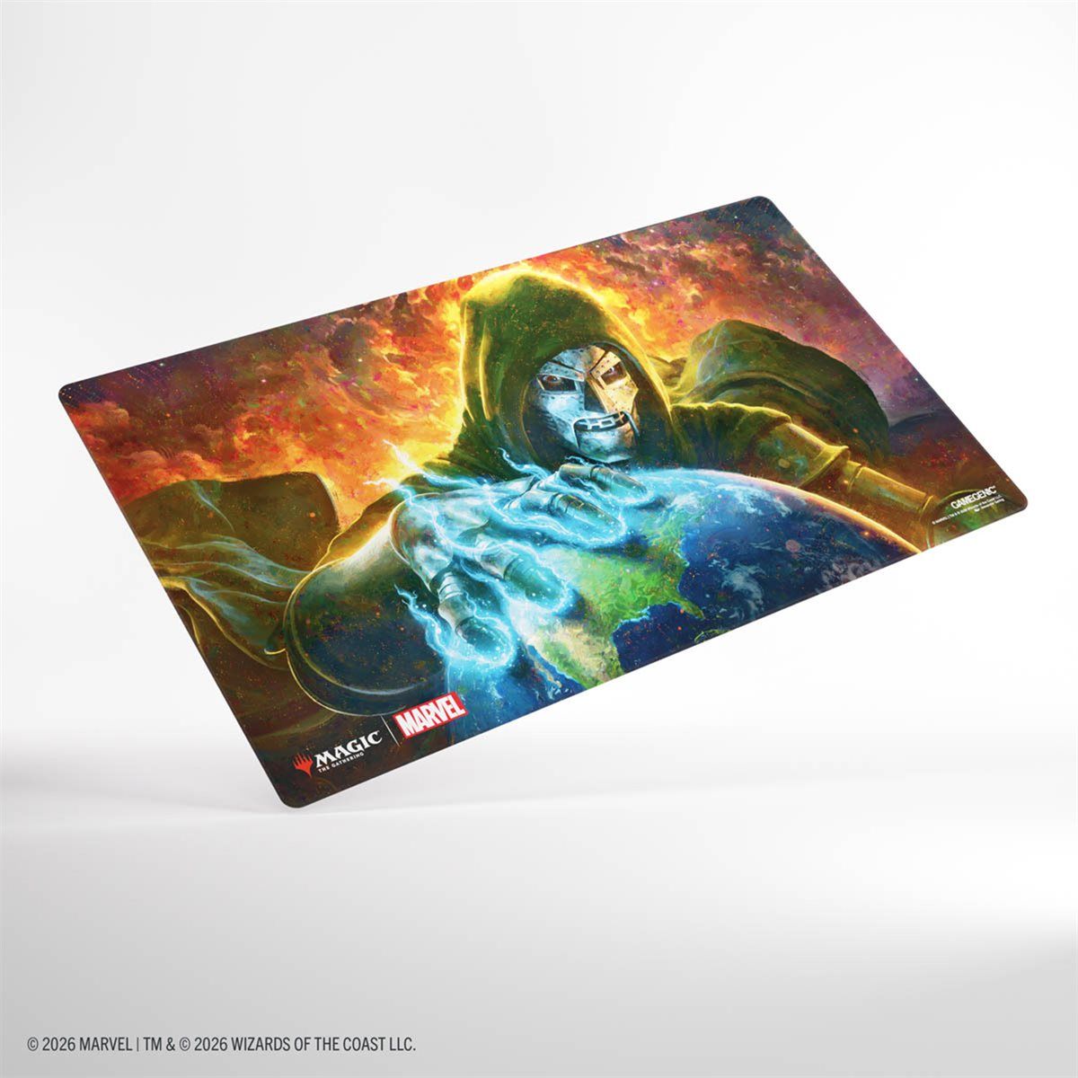 Playmat: Shiny: Magic: The Gathering: Marvel Super Heroes:, Design: Doom Reigns Supreme